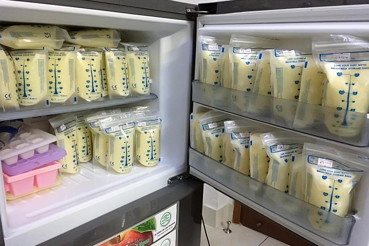 Sữa mẹ bảo quản ngăn mát được bao lâu là tốt nhất - YouTube